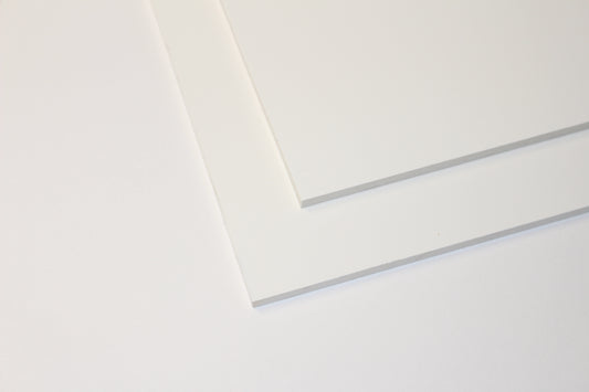 PMMA coulé Blanc 100 x 60 cm